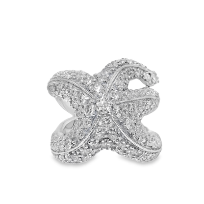 3.01CT Diamond Ring 14K White Gold