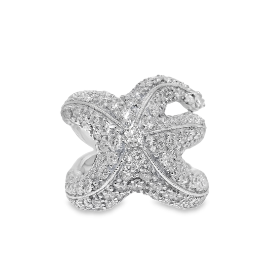 3.01CT Diamond Ring 14K White Gold