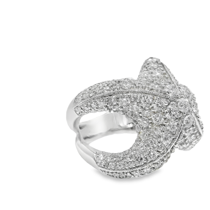 3.01CT Diamond Ring 14K White Gold