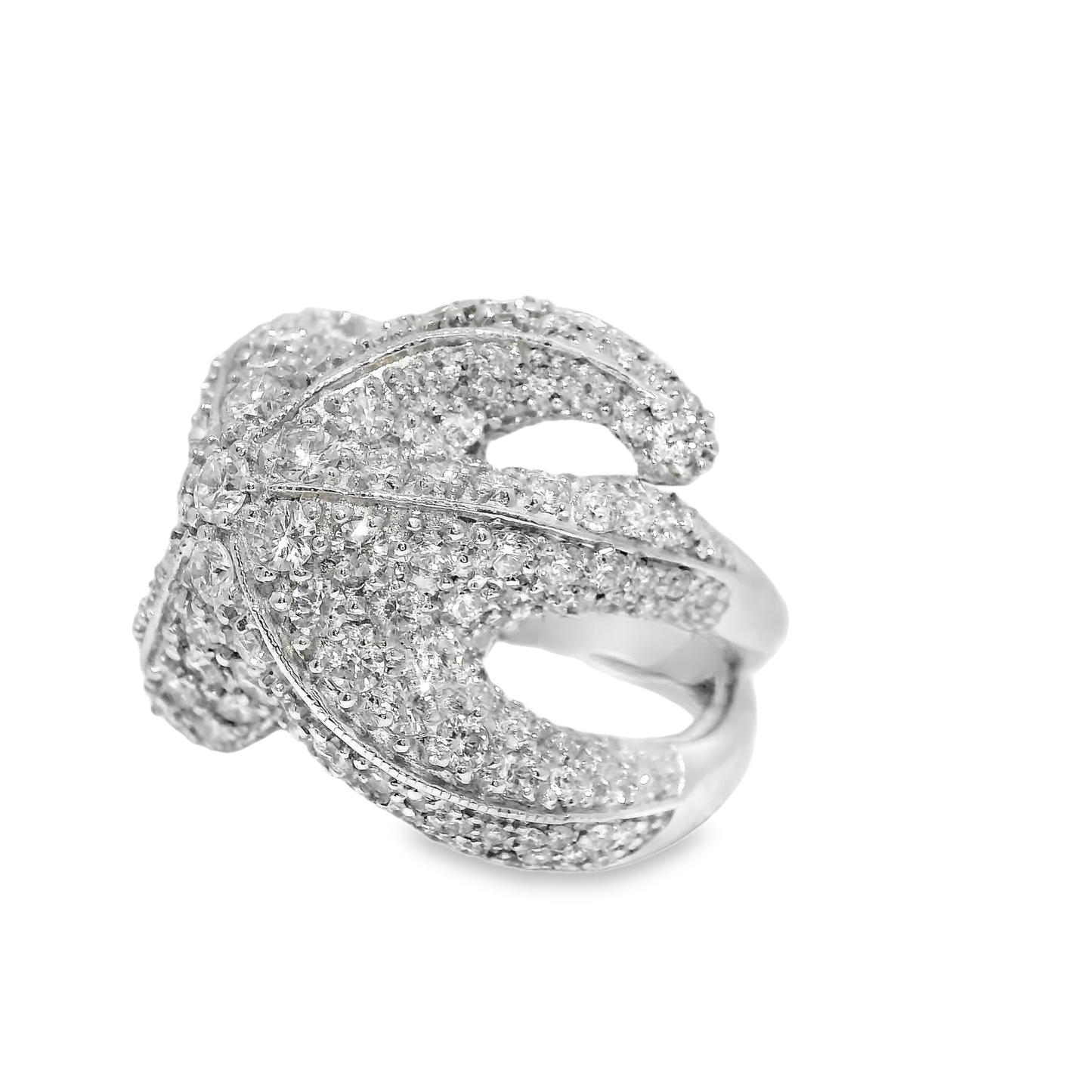 3.01CT Diamond Ring 14K White Gold