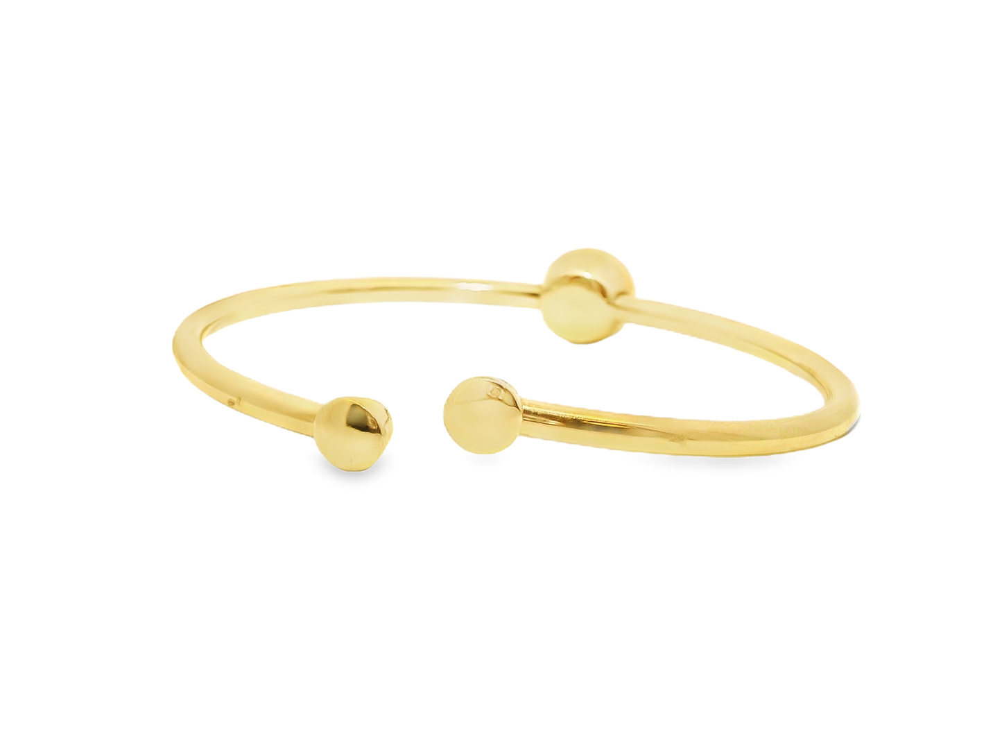 0.46CT Diamond Bangle 18k Yellow Gold