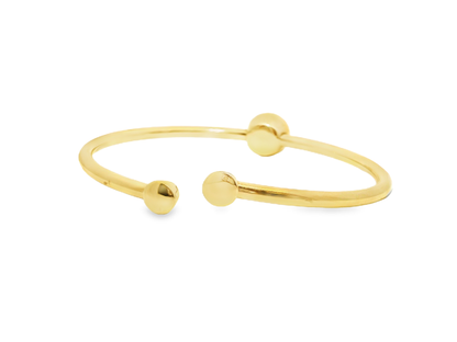 0.46CT Diamond Bangle 18k Yellow Gold