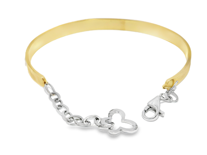 0.40CT Diamond Bangle 14k Gold