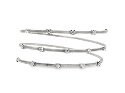 0.68CT Diamond Bangle 14k Gold