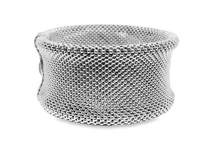 1.25CT Diamond Bangle 14k White Gold