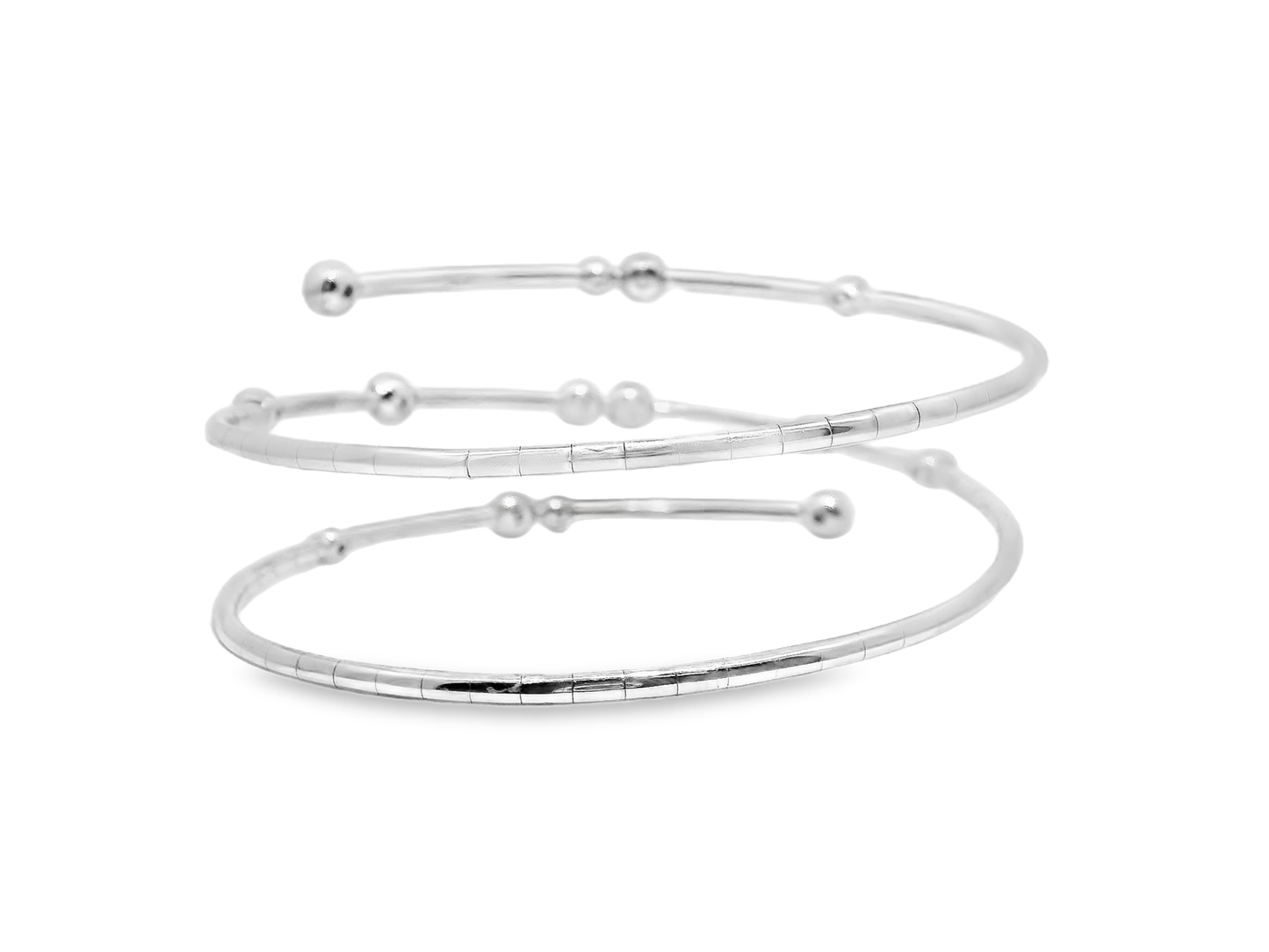 0.64CT Diamond Bangle 18k White Gold