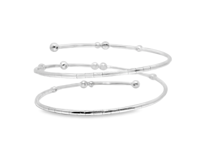 0.64CT Diamond Bangle 18k White Gold
