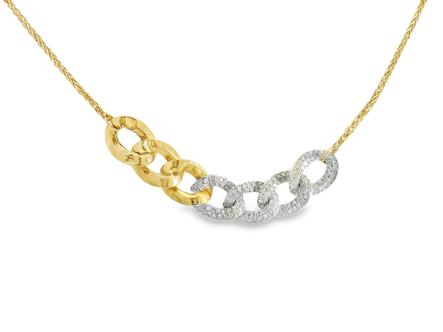 0.36CT Diamond Pendant 14k Yellow Gold