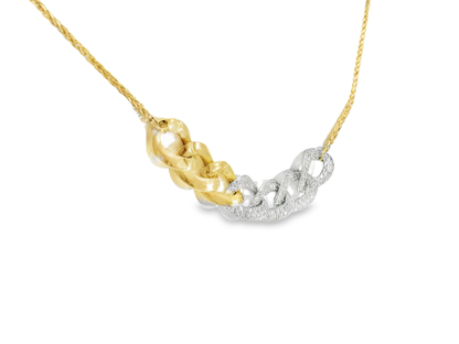 0.36CT Diamond Pendant 14k Yellow Gold