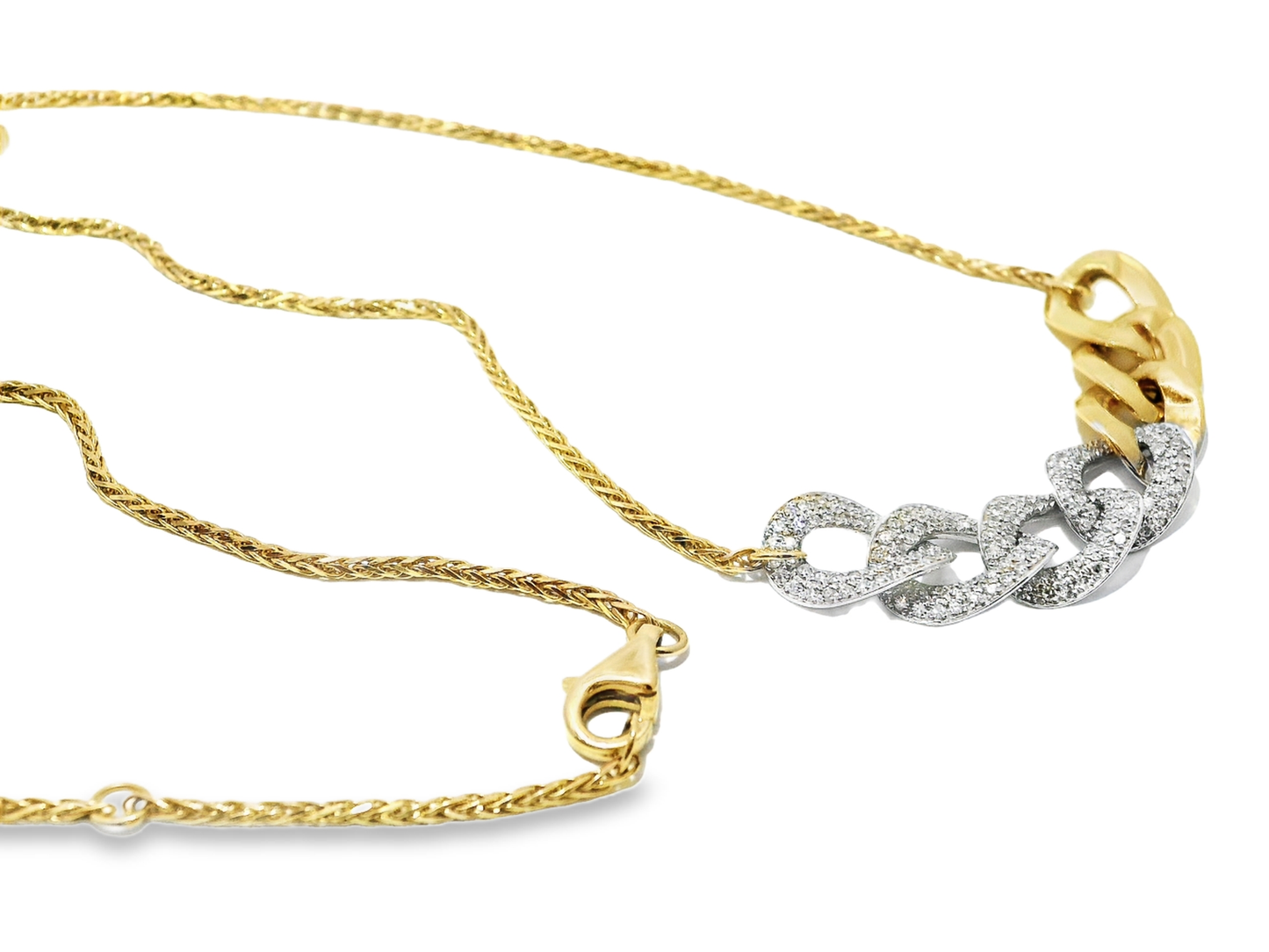 0.36CT Diamond Pendant 14k Yellow Gold