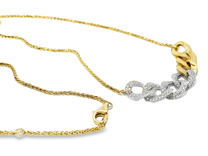 0.36CT Diamond Pendant 14k Yellow Gold