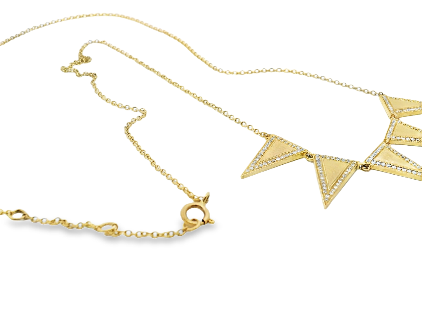 0.40CT Diamond Pendant 14k Yellow Gold