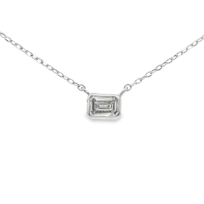 0.16CT Diamond Pendant 18k White Gold