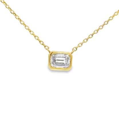 0.25CT Diamond Pendant 18k Yellow Gold