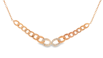 0.20CT Diamond Pendant 14k Gold