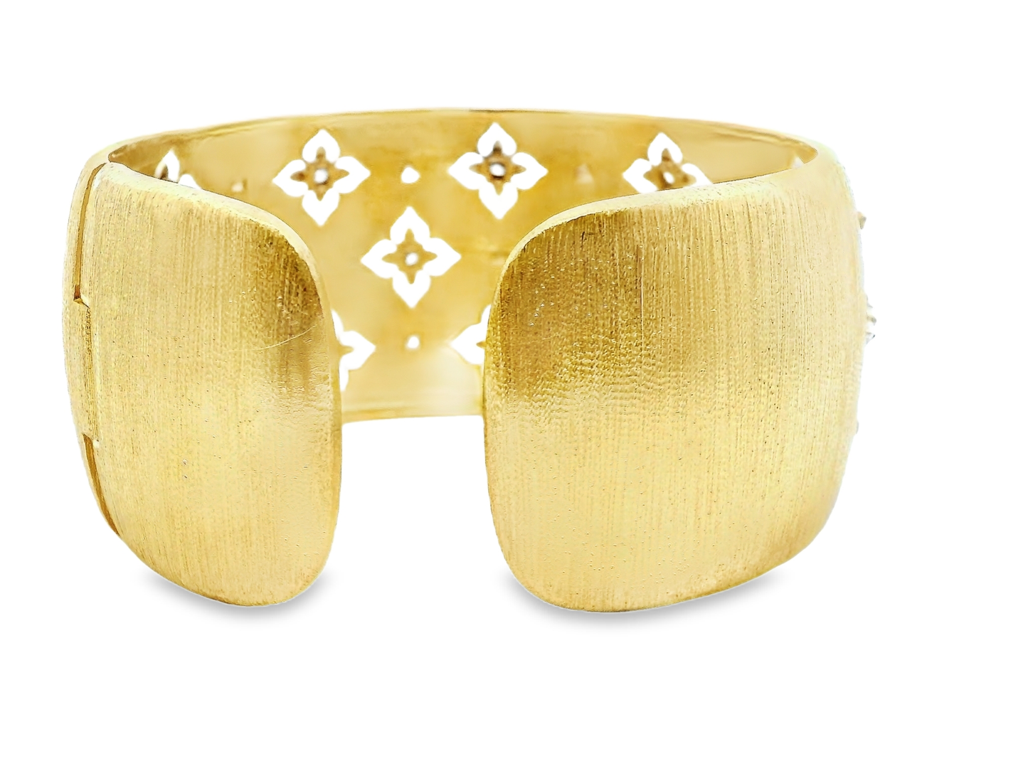 1.00CT Diamond Bangle 14k Yellow Gold