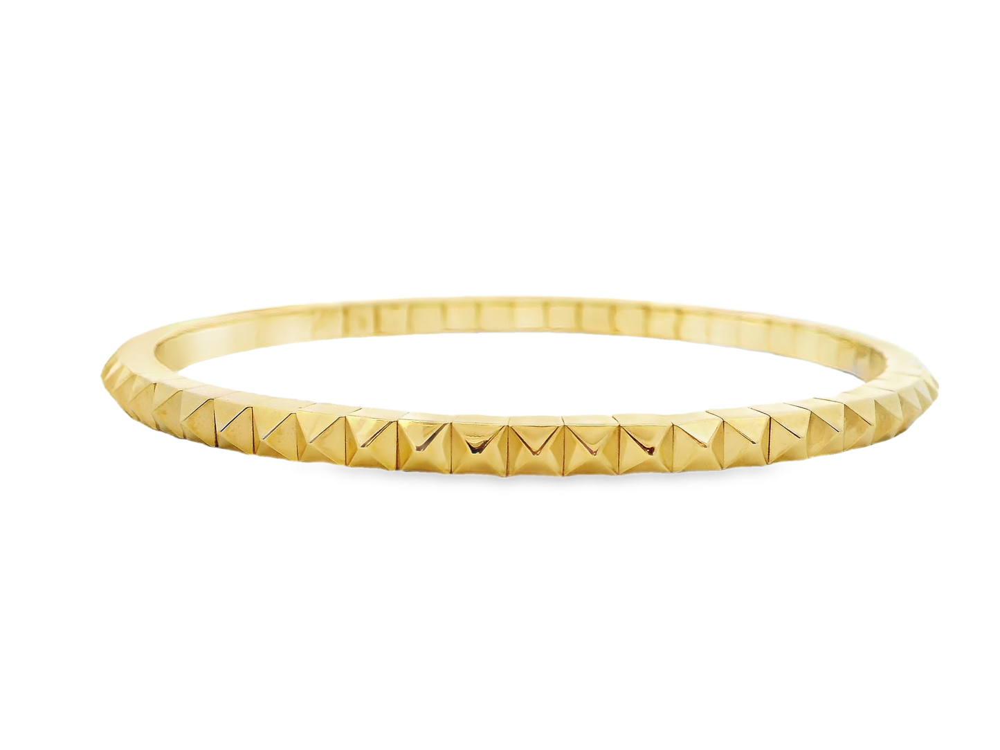 Plain Bangle 14k Yellow Gold