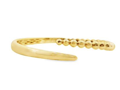 Plain Gold Bangle 14k Yellow Gold