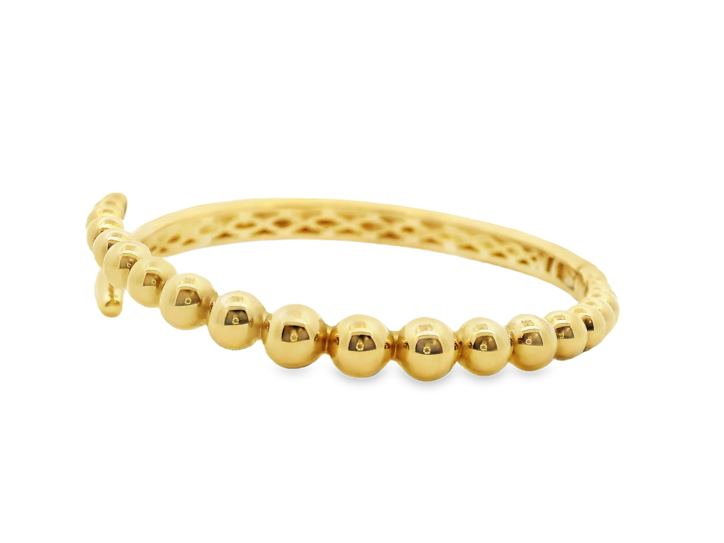 Plain Gold Bangle 14k Yellow Gold