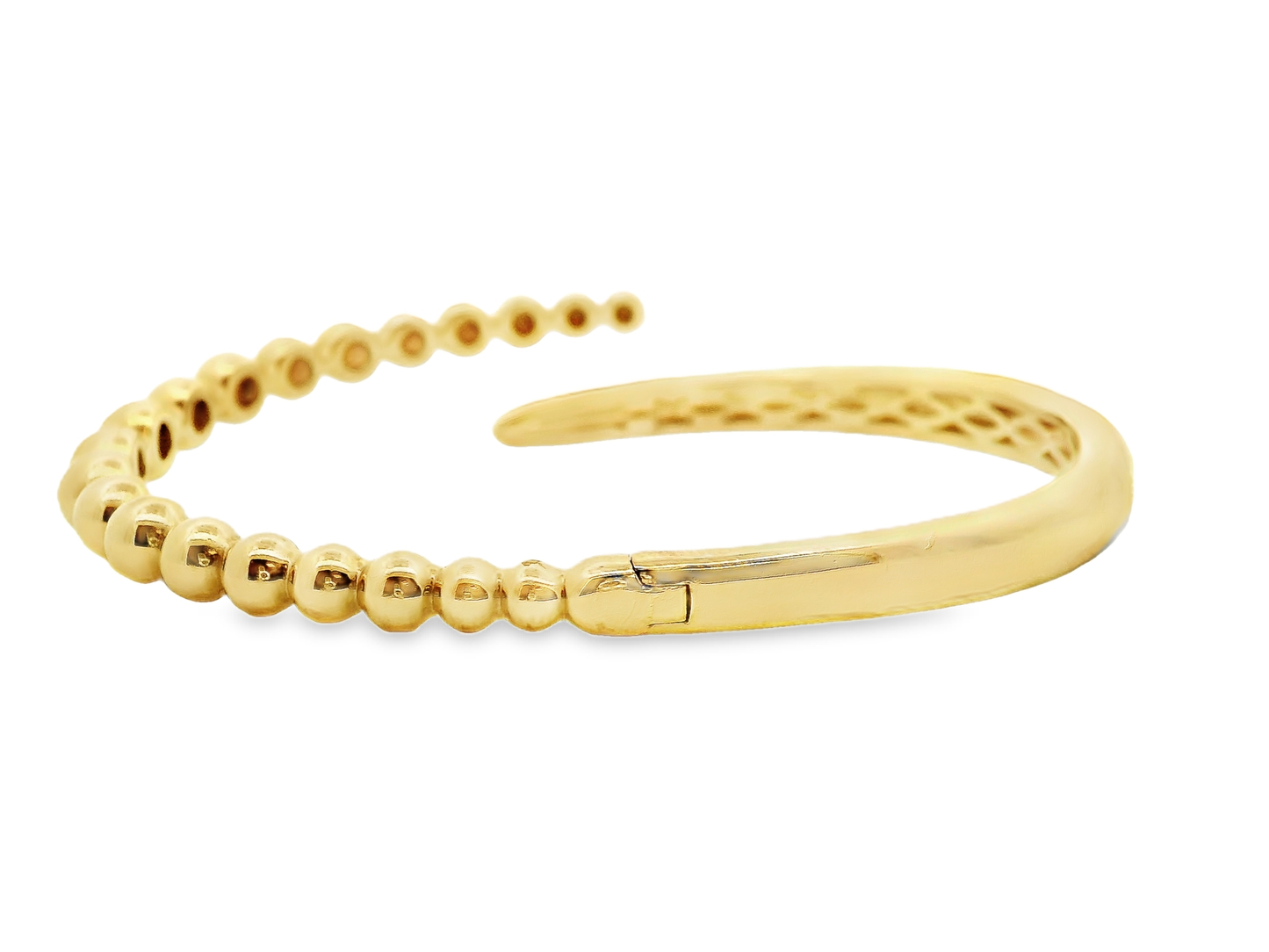 Plain Gold Bangle 14k Yellow Gold