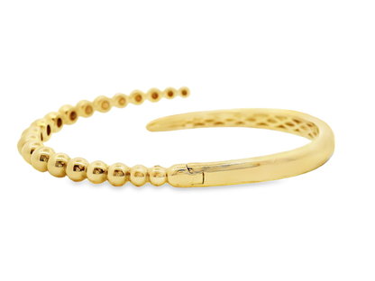 Plain Gold Bangle 14k Yellow Gold