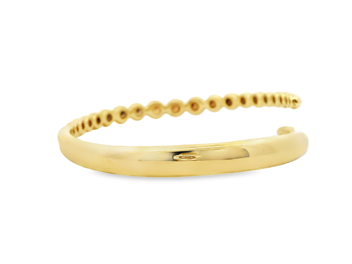 Plain Gold Bangle 14k Yellow Gold