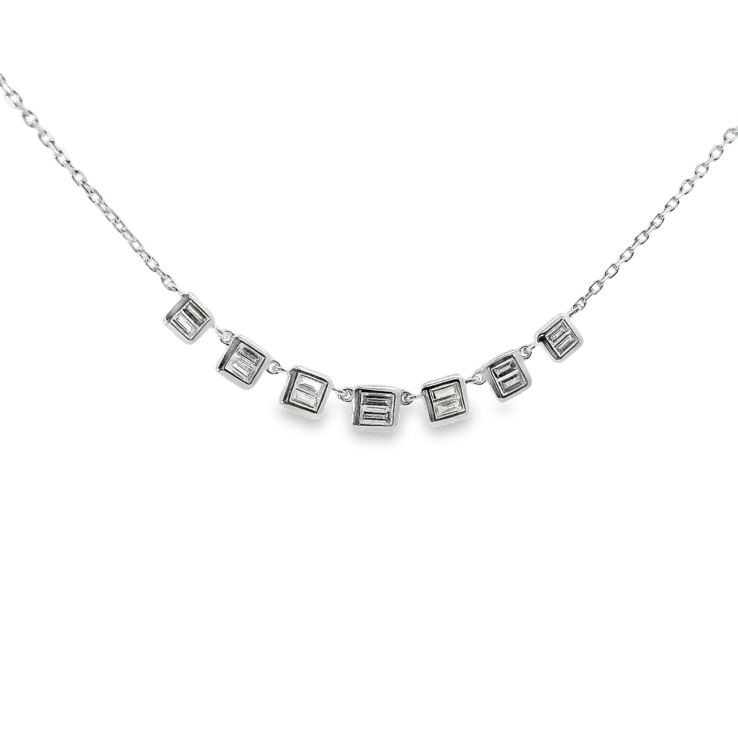 0.43CT Diamond Pendant 14k White Gold