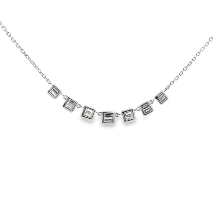 0.43CT Diamond Pendant 14k White Gold