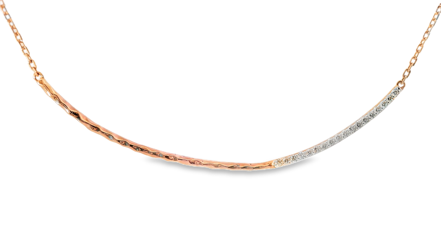 0.19CT Diamond Pendant 14k Gold