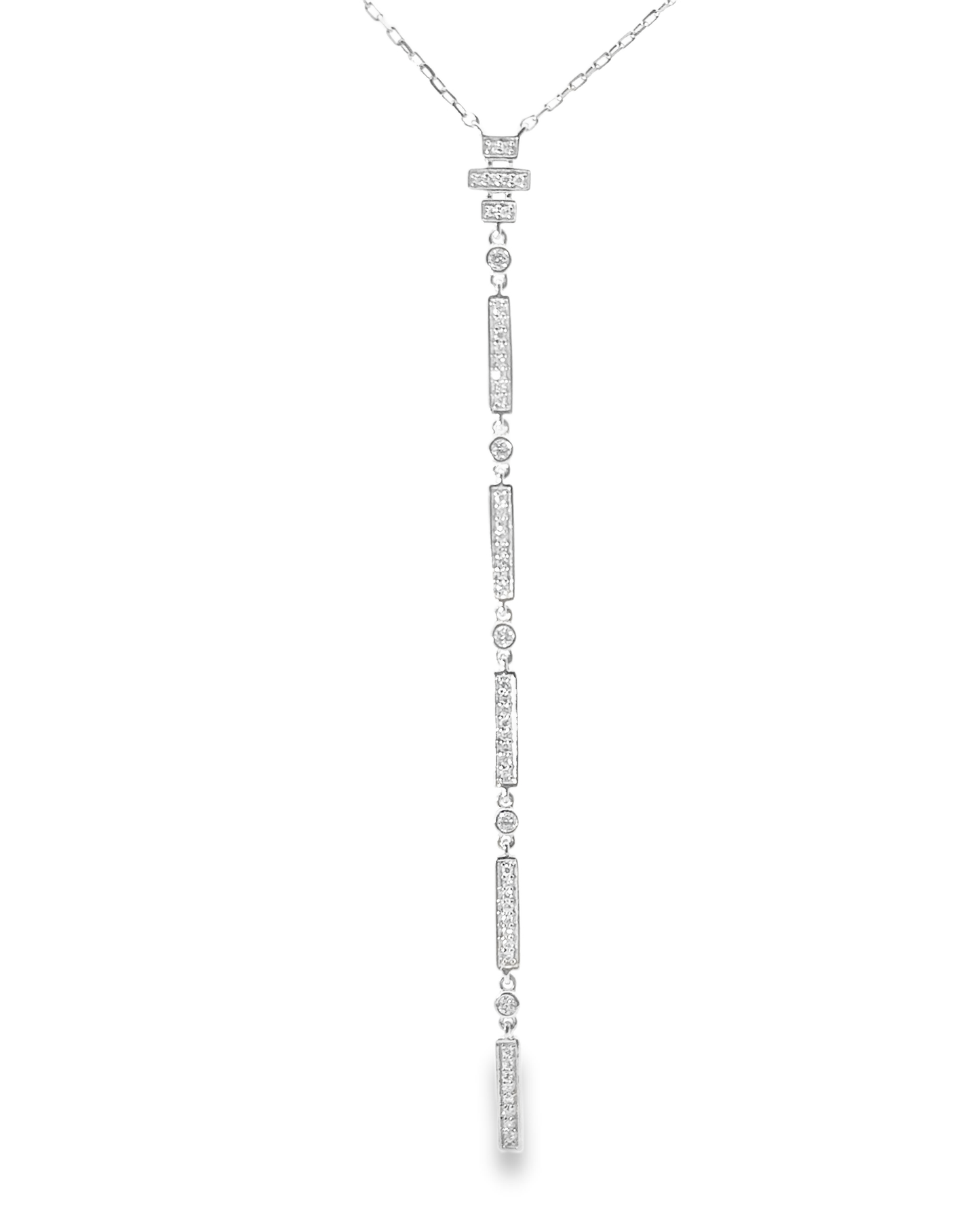 0.21CT Diamond Pendant 18k White Gold