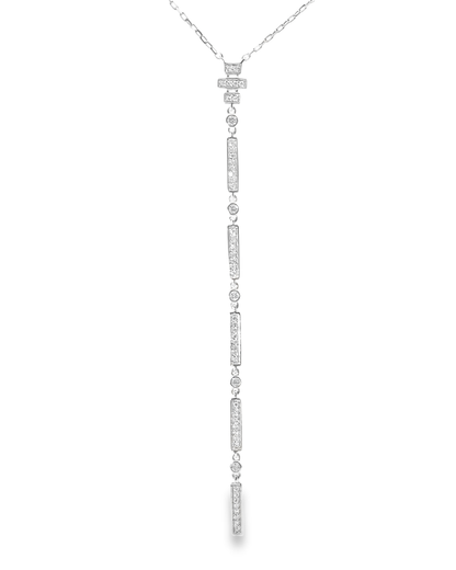 0.21CT Diamond Pendant 18k White Gold