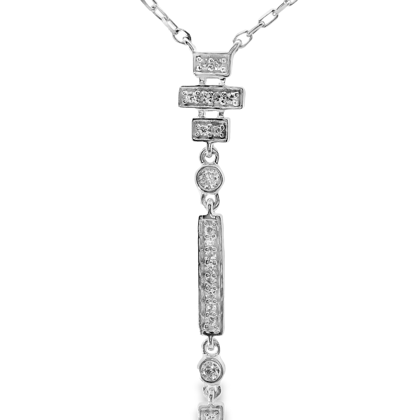 0.21CT Diamond Pendant 18k White Gold