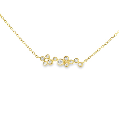 0.23CT Diamond Pendant 14k Yellow Gold