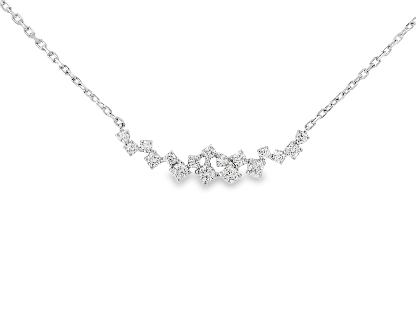 0.44CT Diamond Pendant 14k White Gold