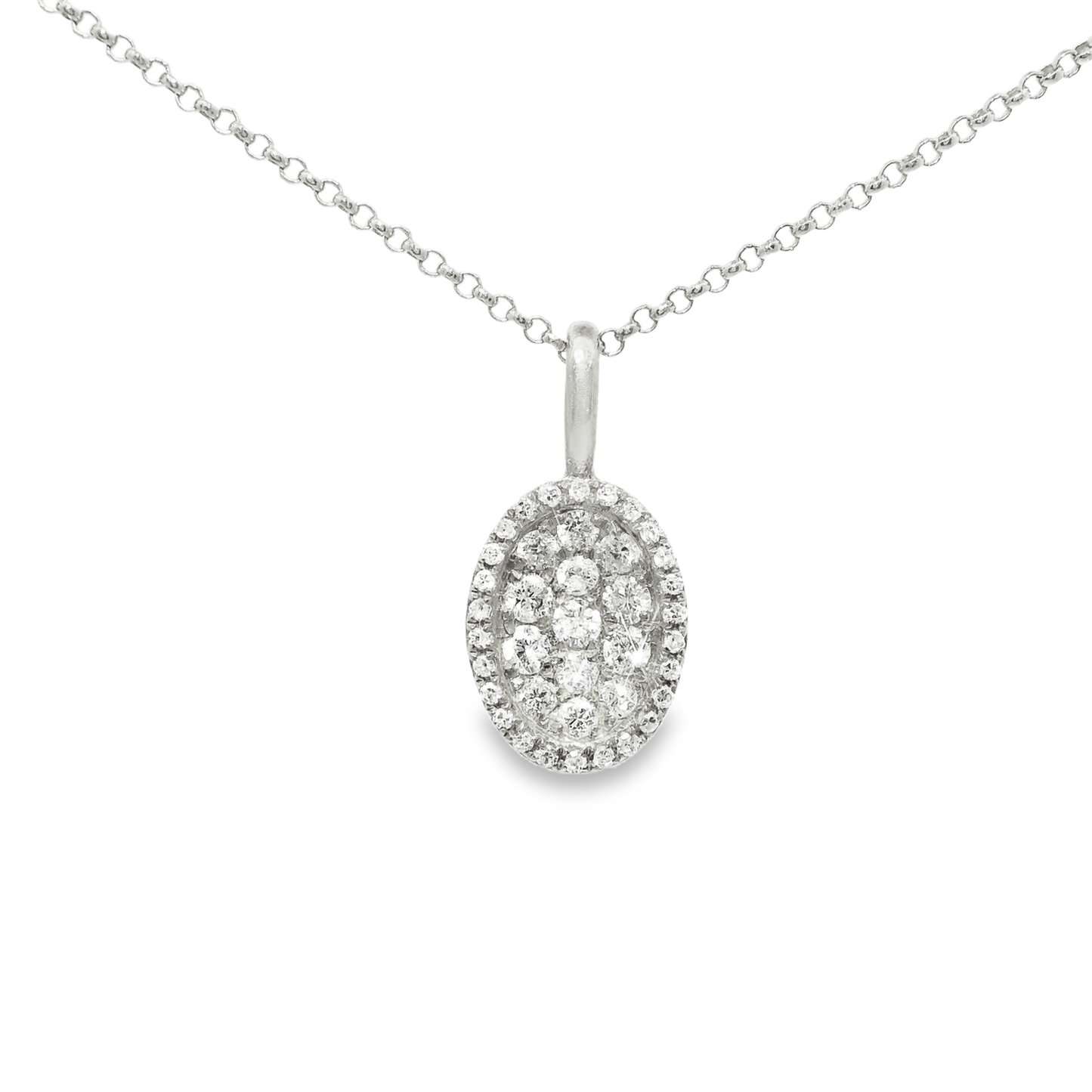 0.25CT Diamond Pendant 18k Gold