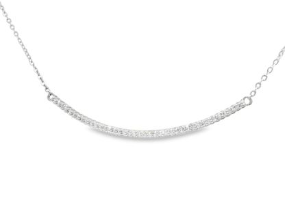 0.28CT Diamond Pendant 14K White Gold