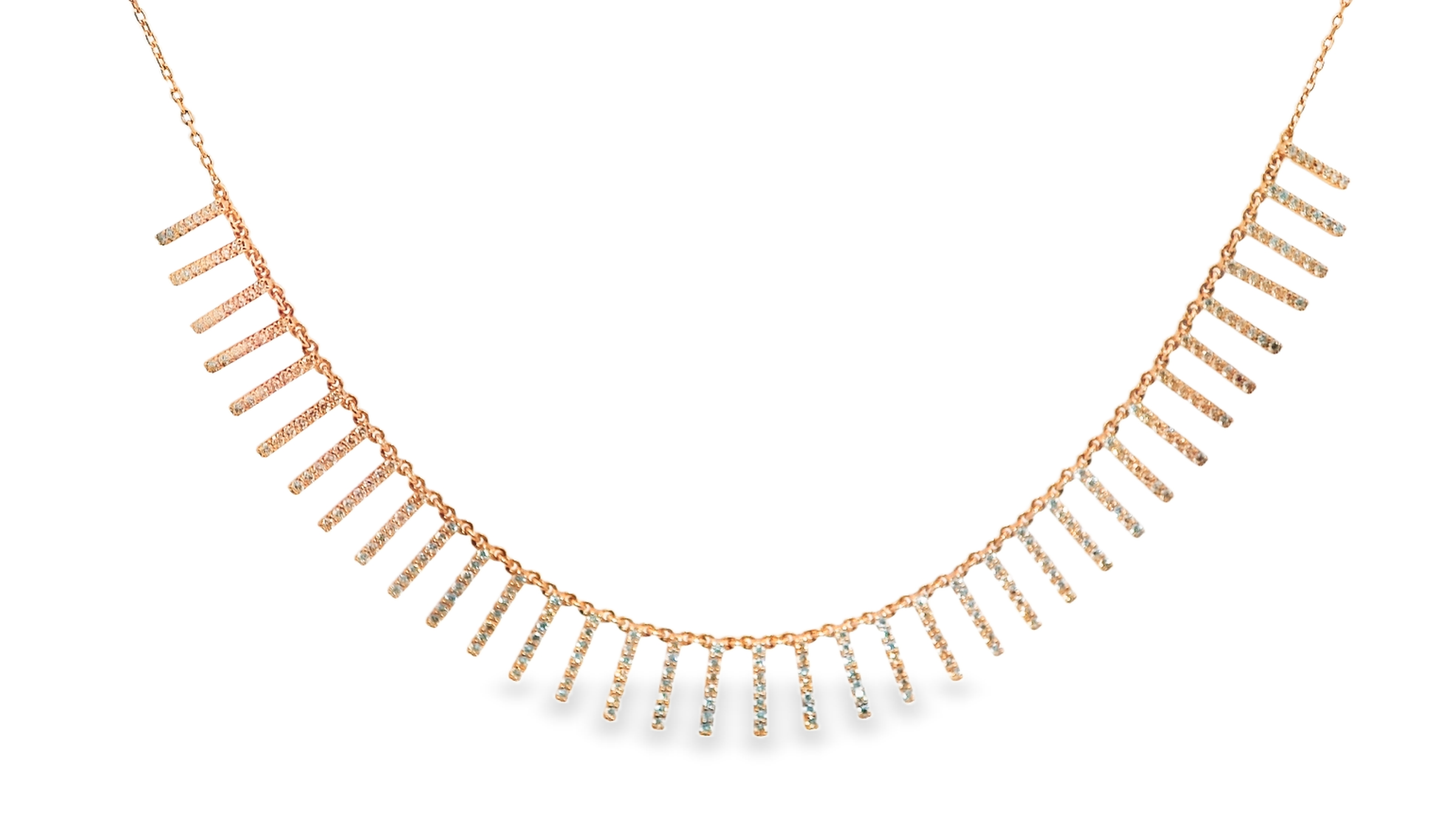 1.71CT Diamond Pendant 18K Gold