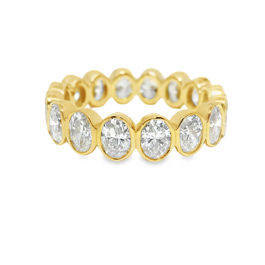 3.42CT Diamond Ring 18k Yellow Gold