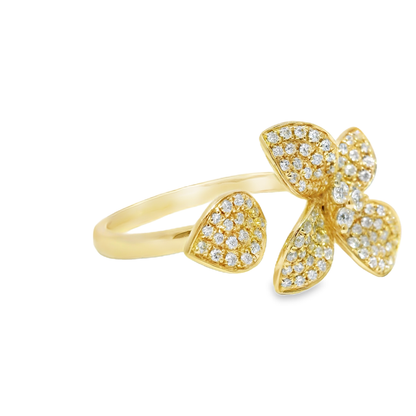0.48CT Diamond Ring 14k Yellow Gold