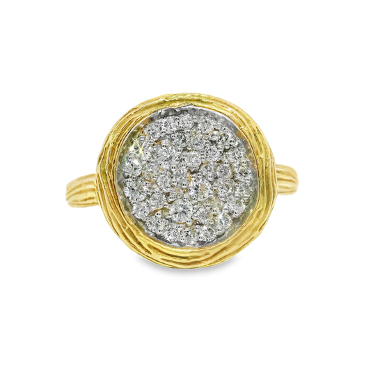0.33CT Diamond Ring 14k Yellow Gold