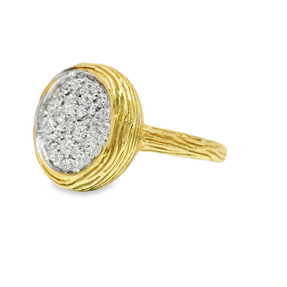 0.33CT Diamond Ring 14k Yellow Gold