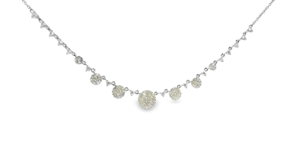 0.67CT Diamond Pendant 14k White Gold