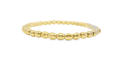 Plain Stretch Bangle 14k Yellow Gold