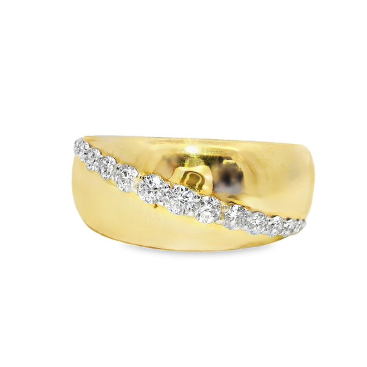 0.40CT Diamond Ring 14k Yellow Gold