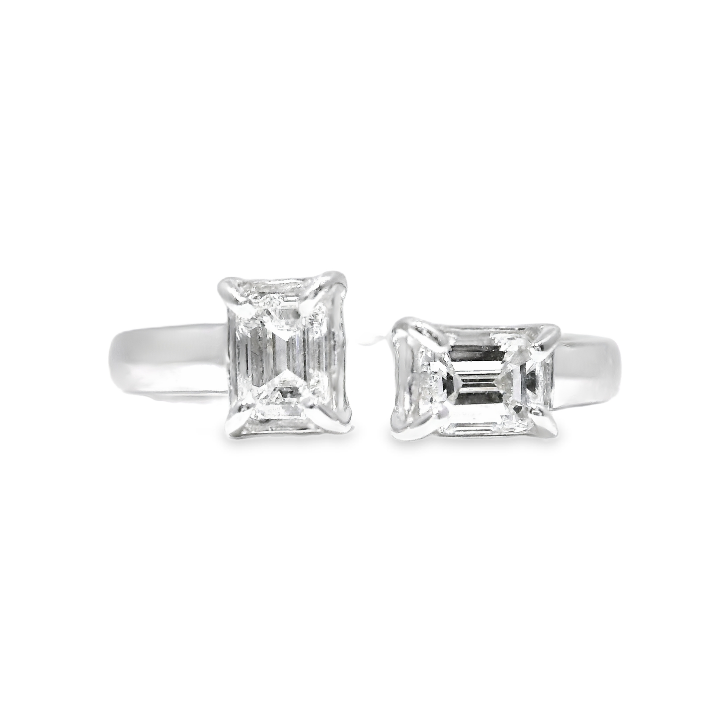 0.52CT Diamond Ring 18k White Gold
