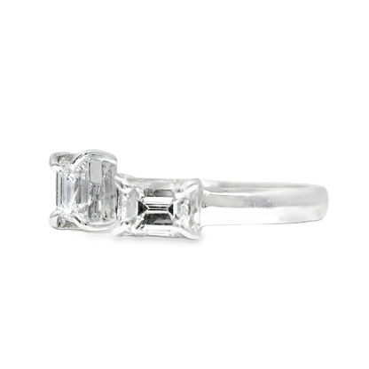 0.52CT Diamond Ring 18k White Gold