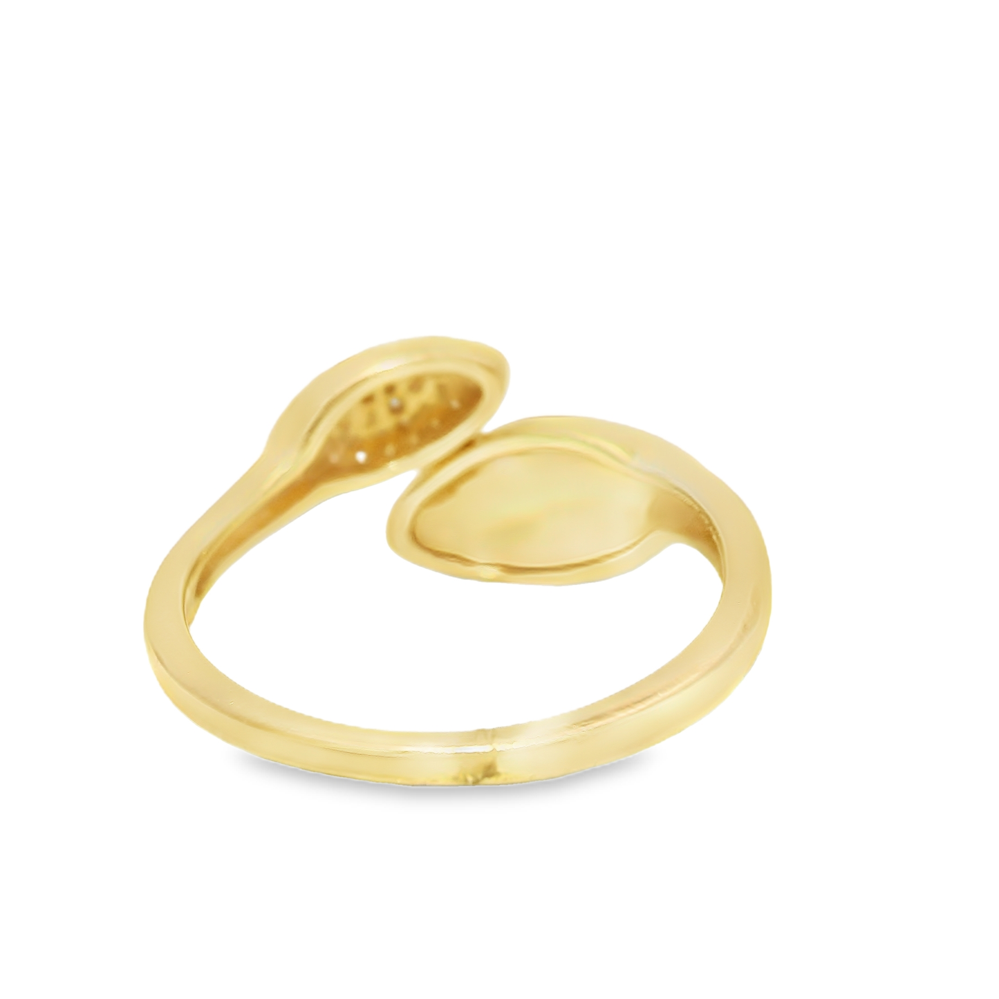 0.13CT Diamond Ring 14k Yellow Gold