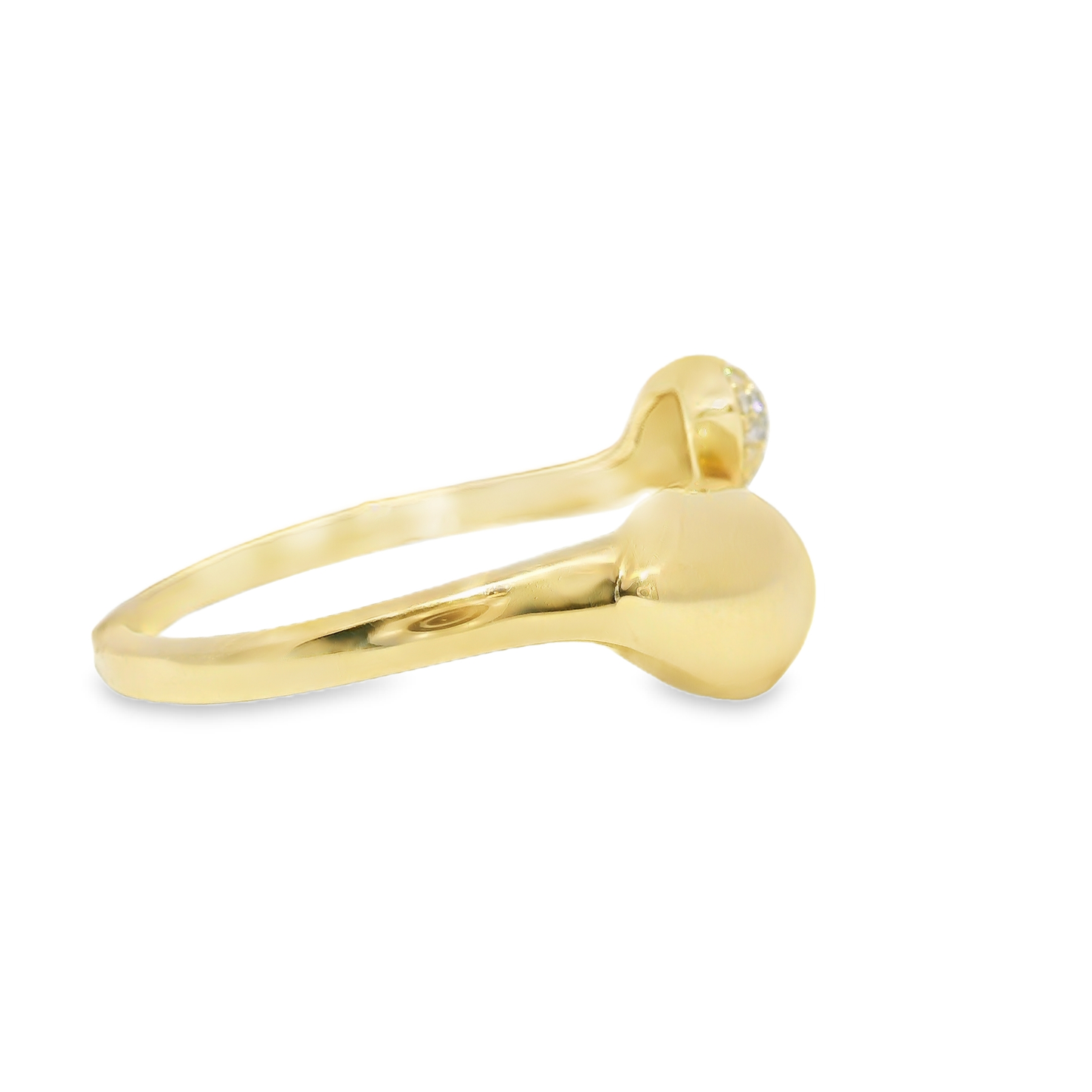 0.13CT Diamond Ring 14k Yellow Gold