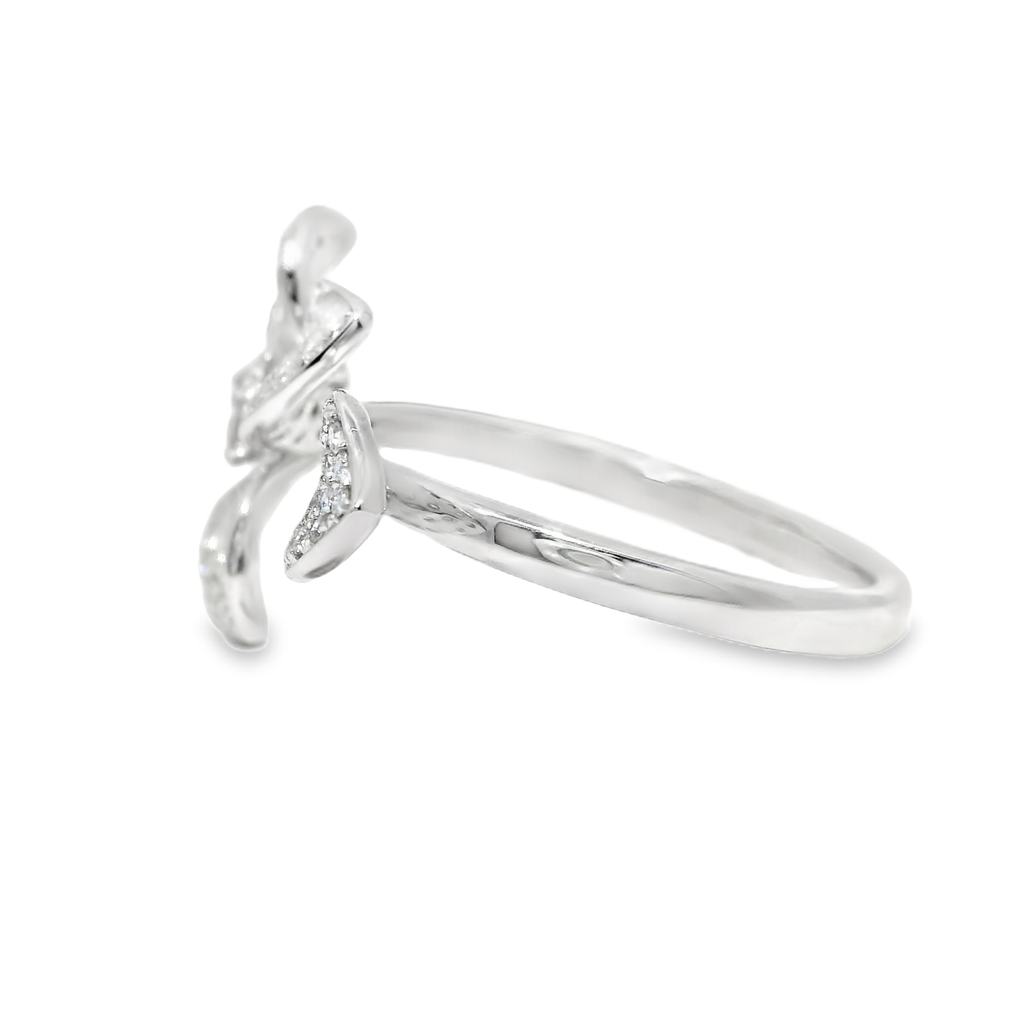 0.48CT Diamond Ring 14k White Gold