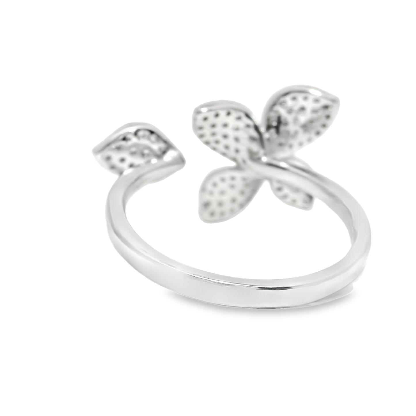 0.48CT Diamond Ring 14k White Gold